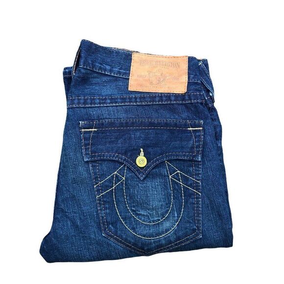 True Religion Jeans Size 33 Blue - Picture 2 of 8